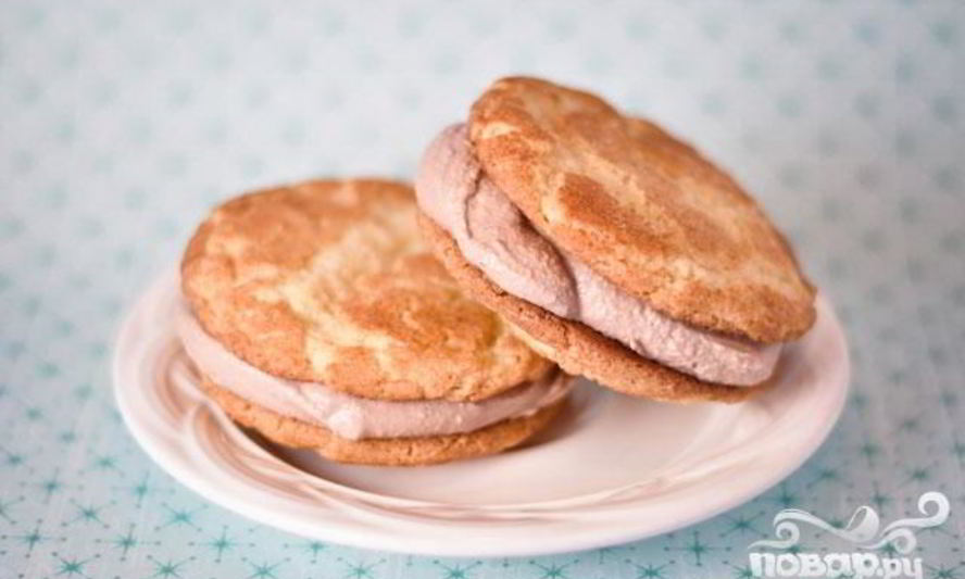 Рецепт печенья с мороженым