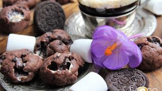 Печенье с Oreo и маршмеллоу