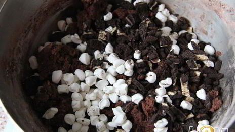 печенье с oreo и маршмеллоу