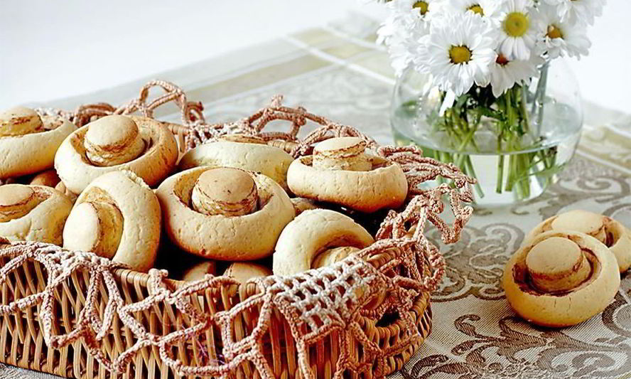 Рецепт печенья шампиньоны