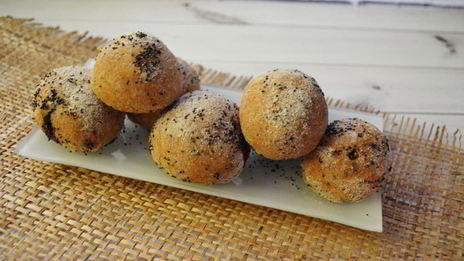 сметанное печенье с финиками и маком