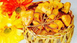 Сырное печенье с кайенским перцем