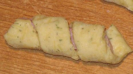 сырное печенье с ветчиной