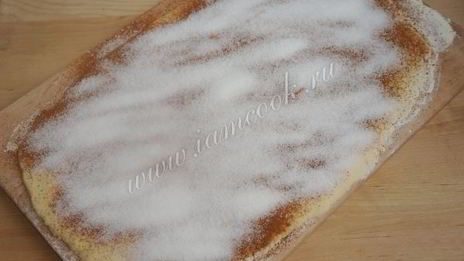 творожное печенье-рулетики с какао и корицей