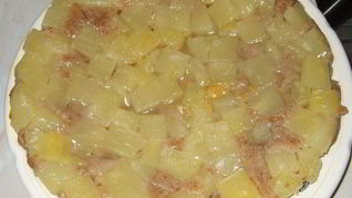 Ананасовый перевернутый пирог