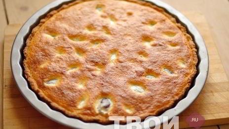 итальянский пирог с финиками и маскарпоне