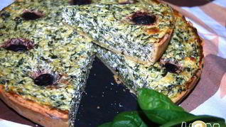 Киш со шпинатом и риккотой