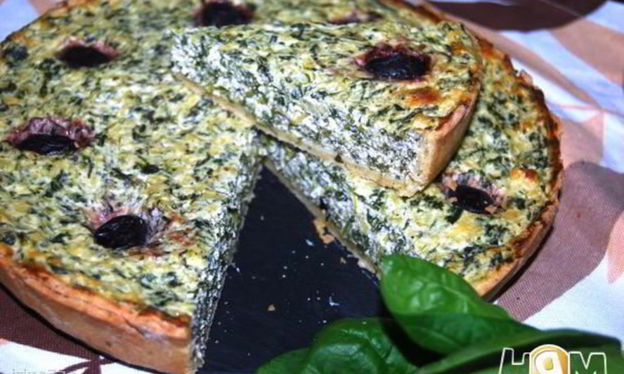Рецепт киша со шпинатом и риккотой
