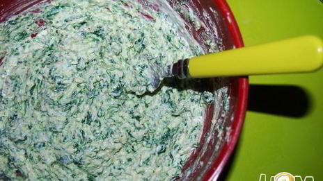 киш со шпинатом и риккотой