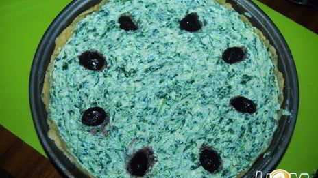 киш со шпинатом и риккотой