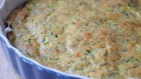 летний пирог с кабачками и сыром