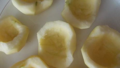 маковый пирог с карамельными яблочками