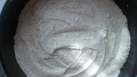 маковый пирог с карамельными яблочками