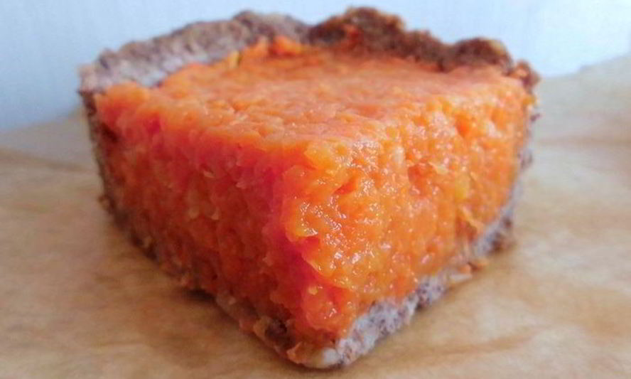 Рецепт морковного пирога без выпечки