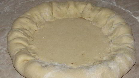 мясной пирог ромашка