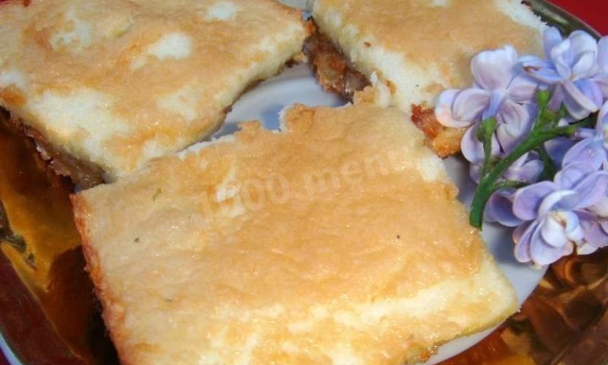 Рецепт песочного пирога с ревенем