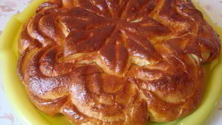 Пирог из дрожжевого теста на кефире