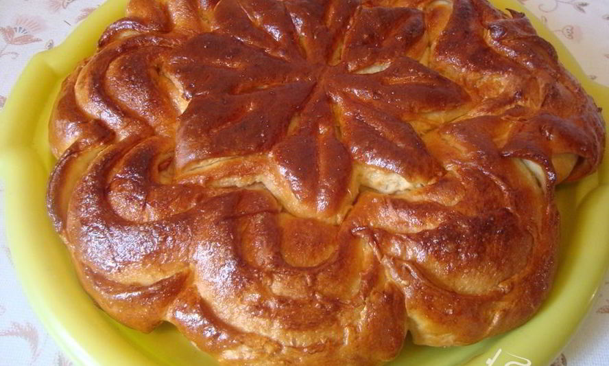 Рецепт пирога из дрожжевого теста на кефире