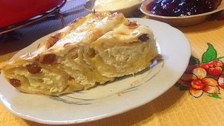 Пирог из лаваша по-домашнему