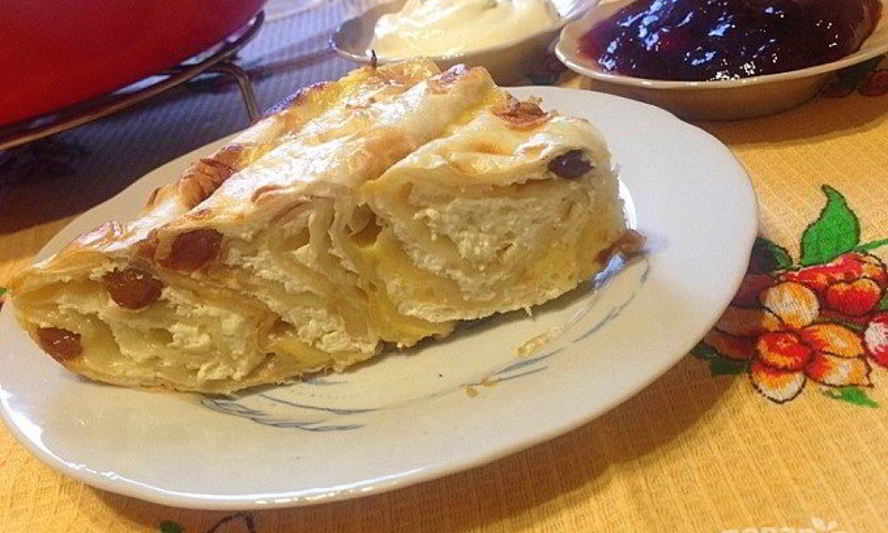 Рецепт пирога из лаваша по-домашнему