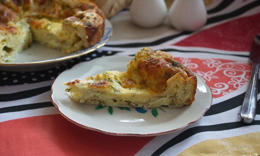 Рецепт пирога из лаваша с сыром в духовке