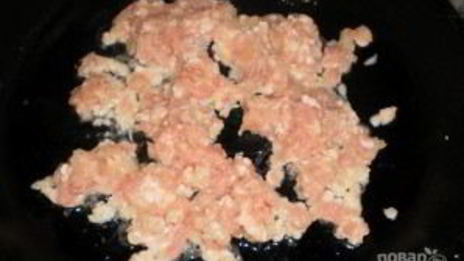 пирог из пирожкового теста с фаршем