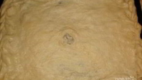 пирог из пирожкового теста с фаршем