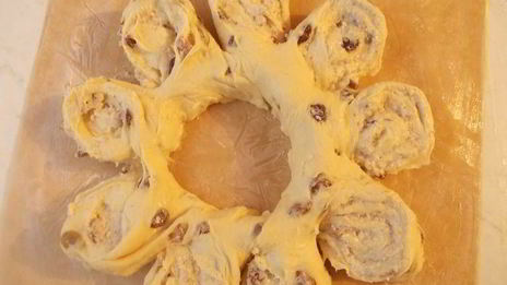 пирог ромашка