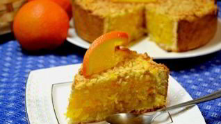 Пирог с апельсиновой начинкой