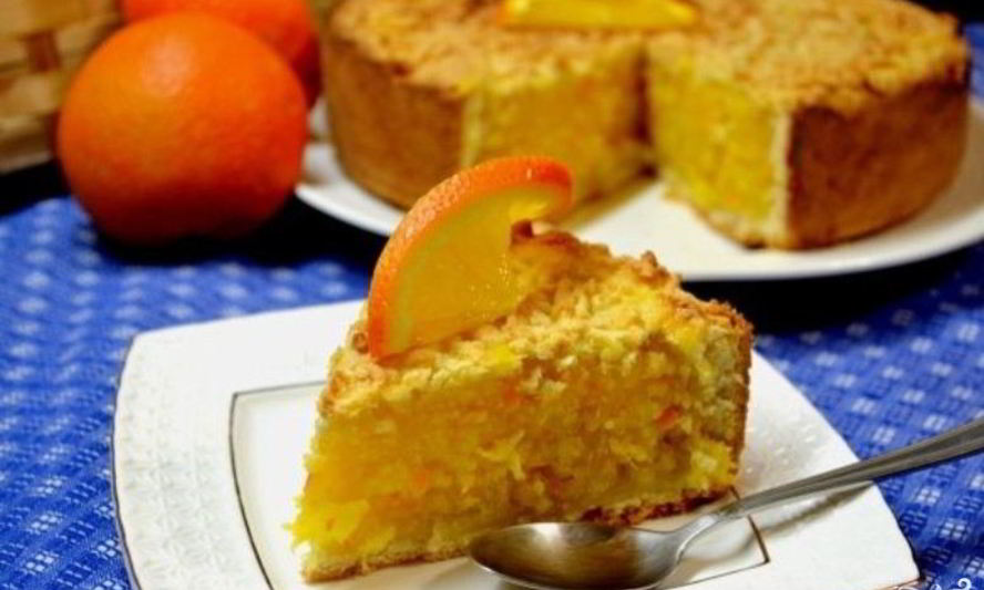 Рецепт пирога с апельсиновой начинкой