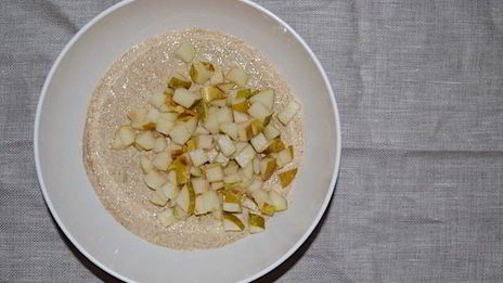 пирог с грушами