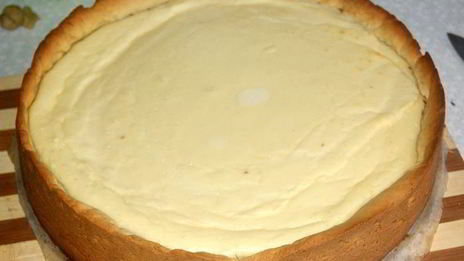 пирог с творогом и фруктами