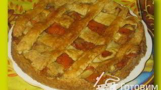 Пирог с тыквой и яблоками