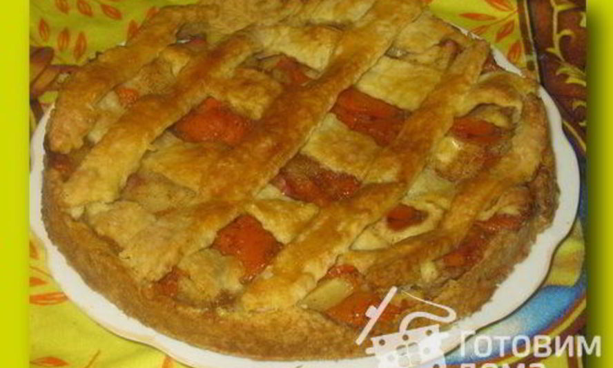 Рецепт пирога с тыквой и яблоками