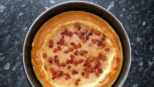 Постный яблочный пирог на дрожжах