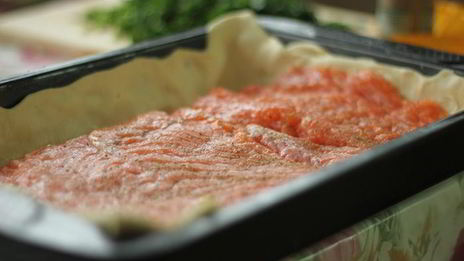 рыбный пирог