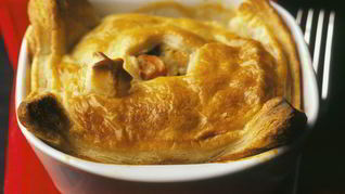 Слоеный пирог с рисом