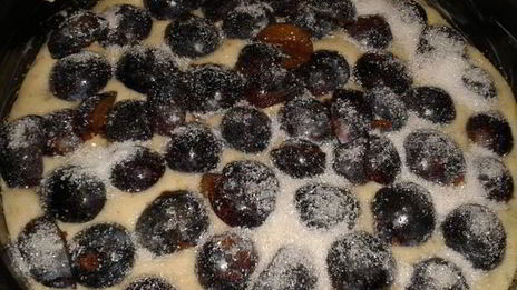 тосканский сливовый пирог