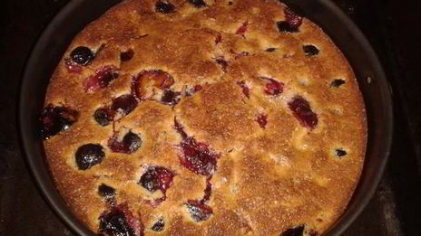 тосканский сливовый пирог