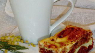 Творожно-шоколадный пирог