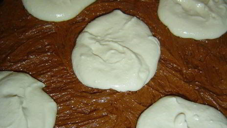 творожно-шоколадный пирог