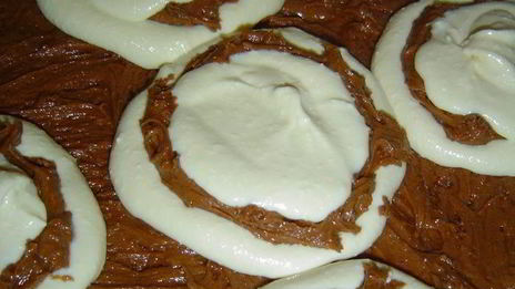 творожно-шоколадный пирог