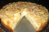 Творожно-яблочный пирог