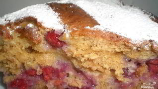Вкусный пирог с ягодами