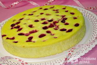 Воздушный творожный пирог