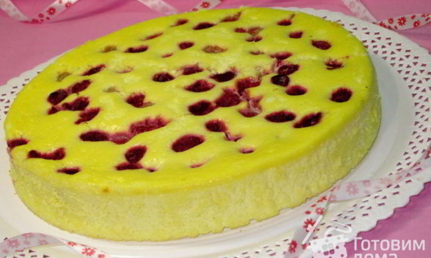 Рецепт воздушного творожного пирога