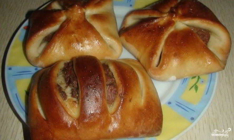 Рецепт дрожжевых пирожков с начинкой