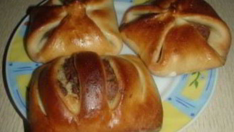дрожжевые пирожки с начинкой