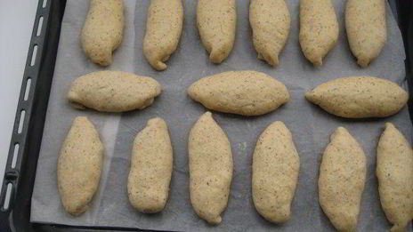 гречневые пирожки с луком и яйцом