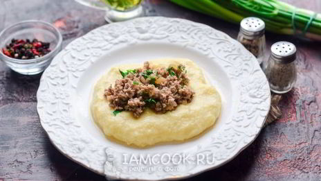 картофельные пирожки с фаршем